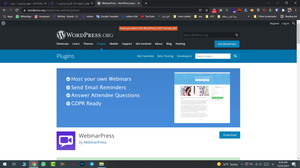 WebinarPress plugin