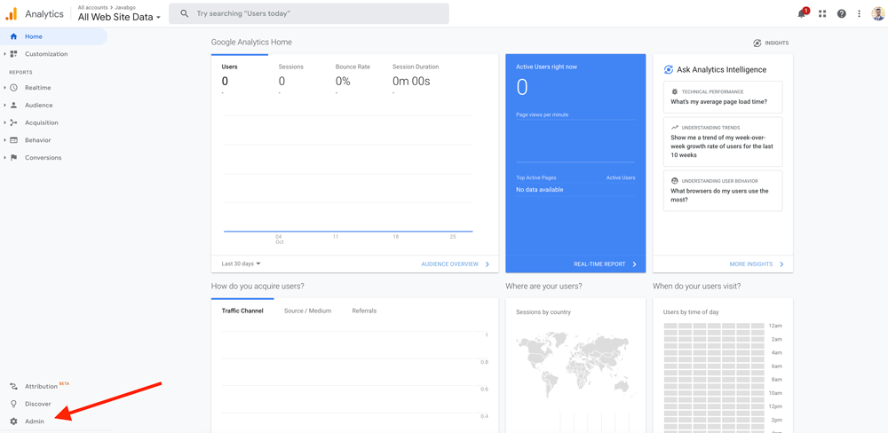 Google Analytics Settings