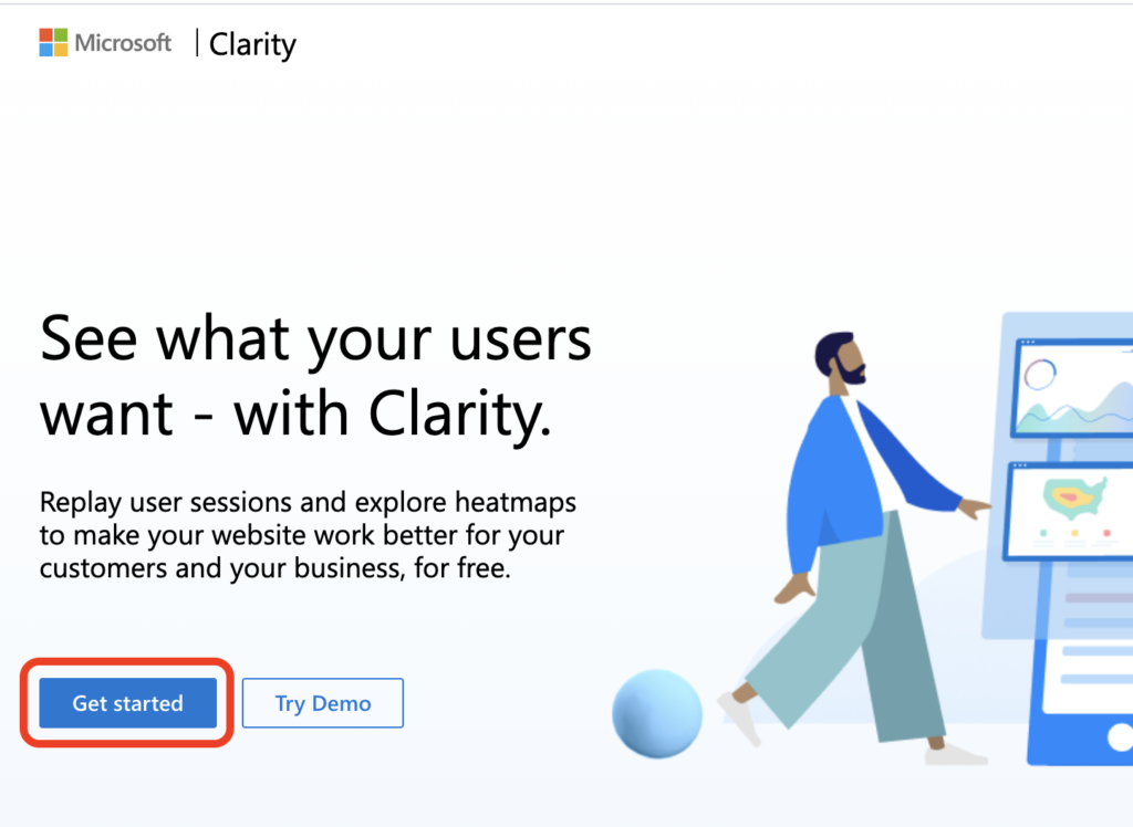 Microsoft Clarity Signup