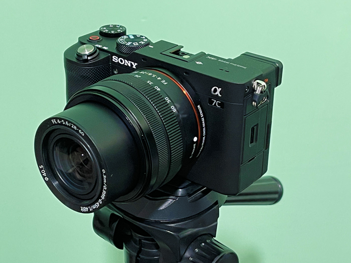 Sony A7C mirrorless camera