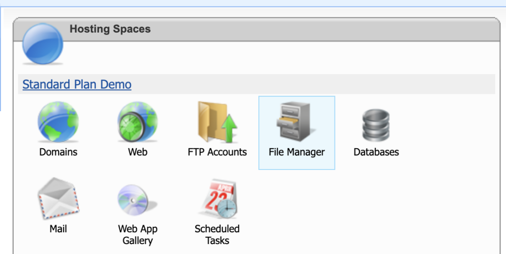 WebSitePanel FileManager