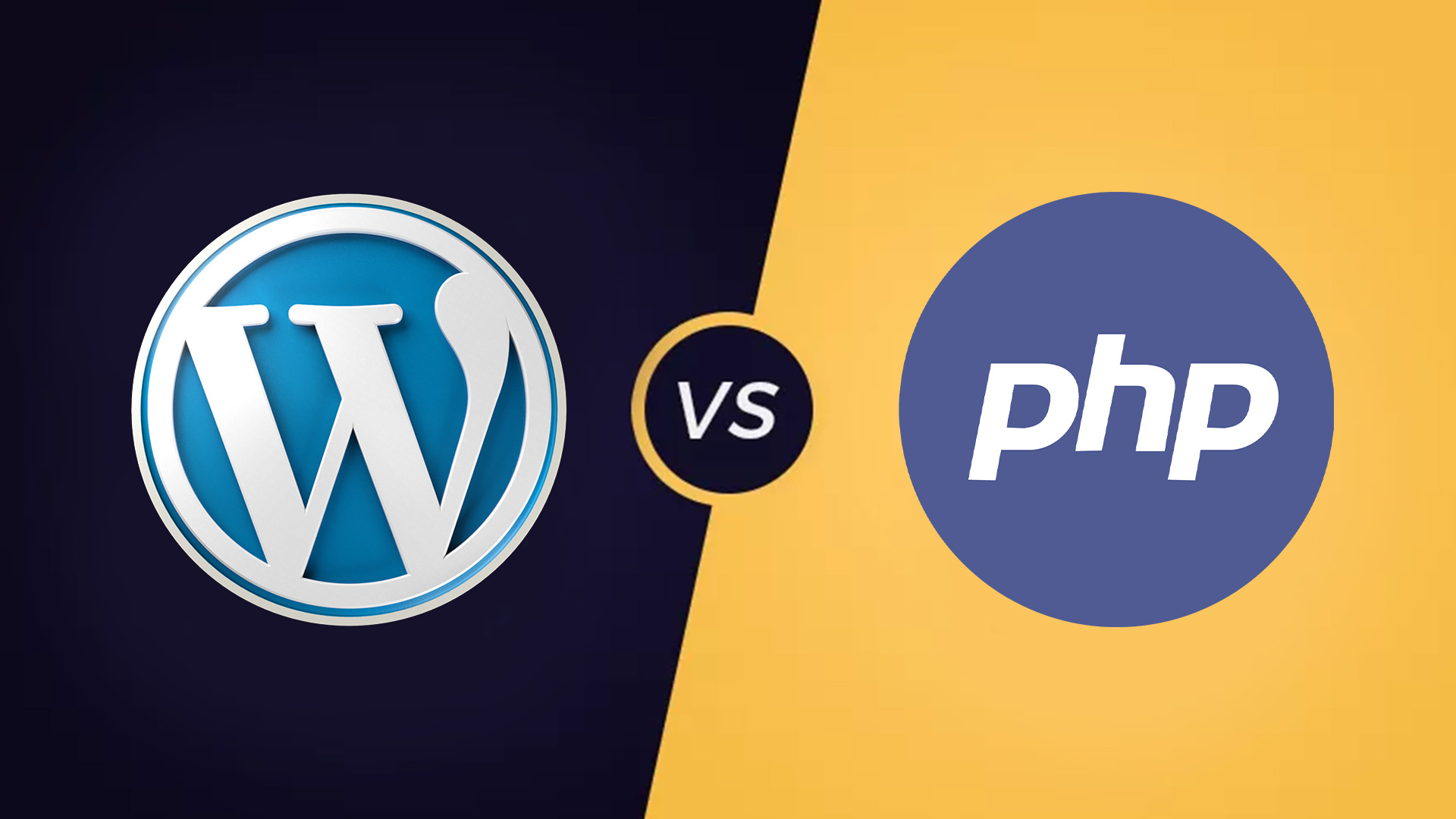 wordpress vs php website