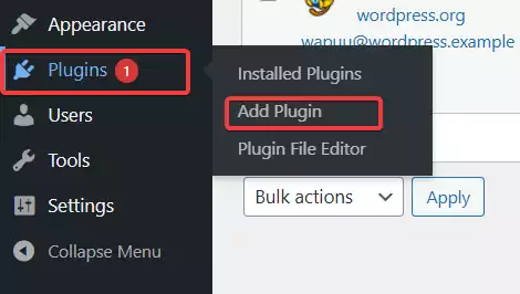 Add New Plugin in wordpress