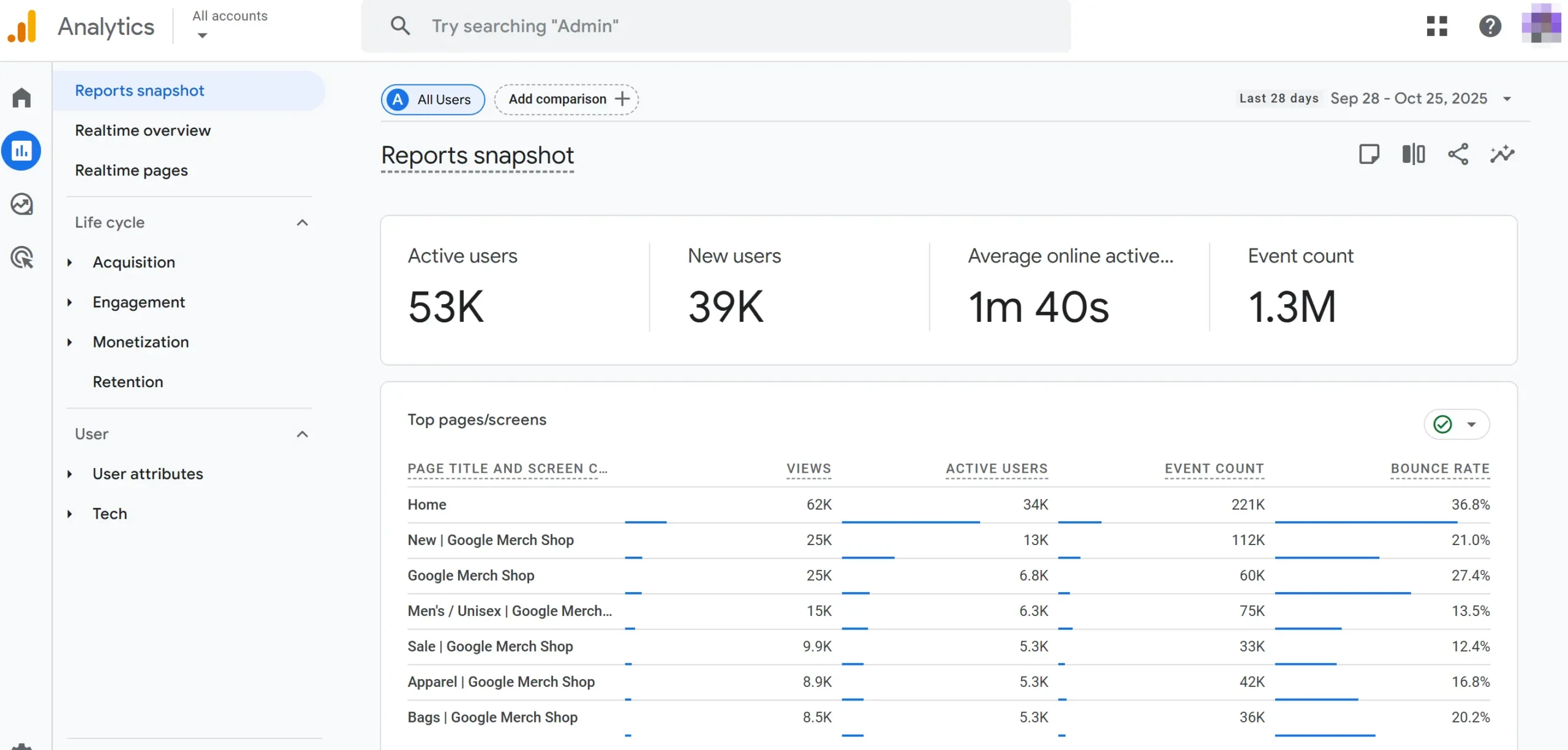 What Is Google Analytics? A Complete Look at Its Advantages and Disadvantages 7 Reports Snapshot