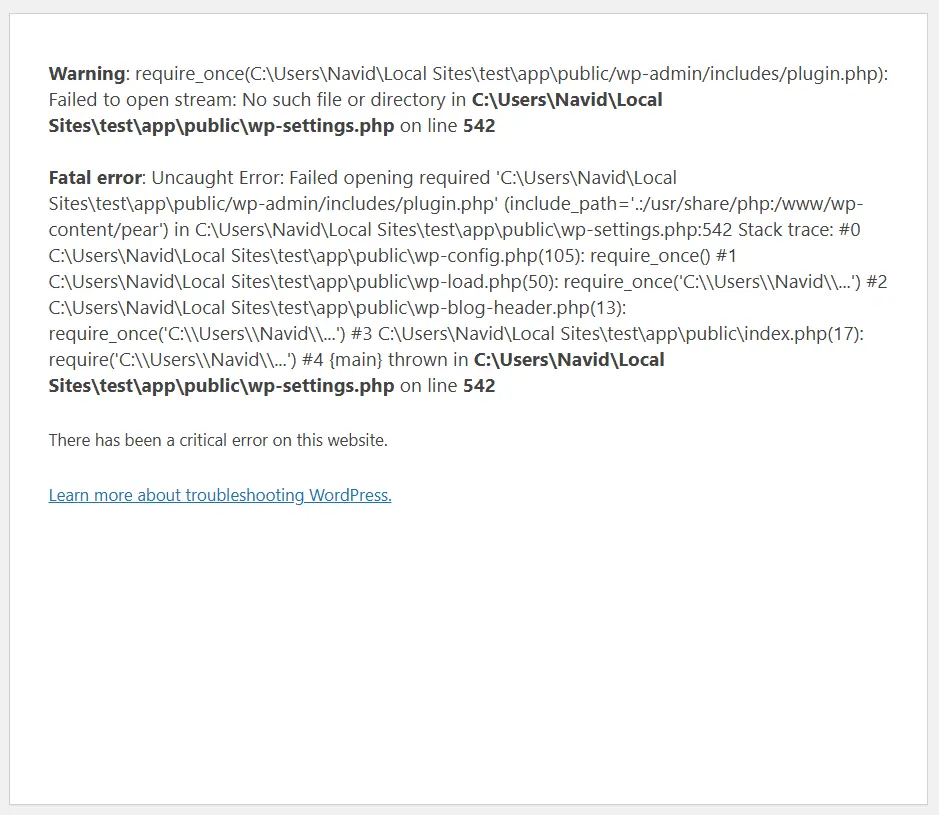 How to Clean Up a Virus-Infected WordPress Website 9 Site error after mistakenly deleting core WordPress files