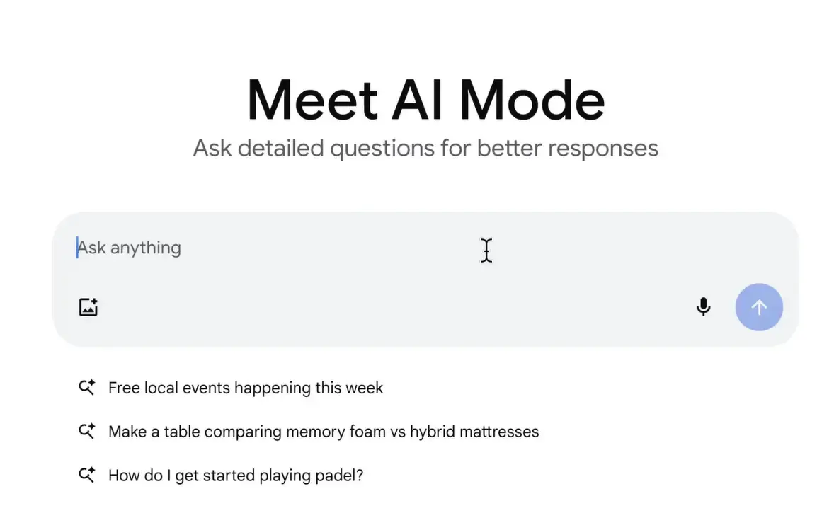 Meet AI Mode