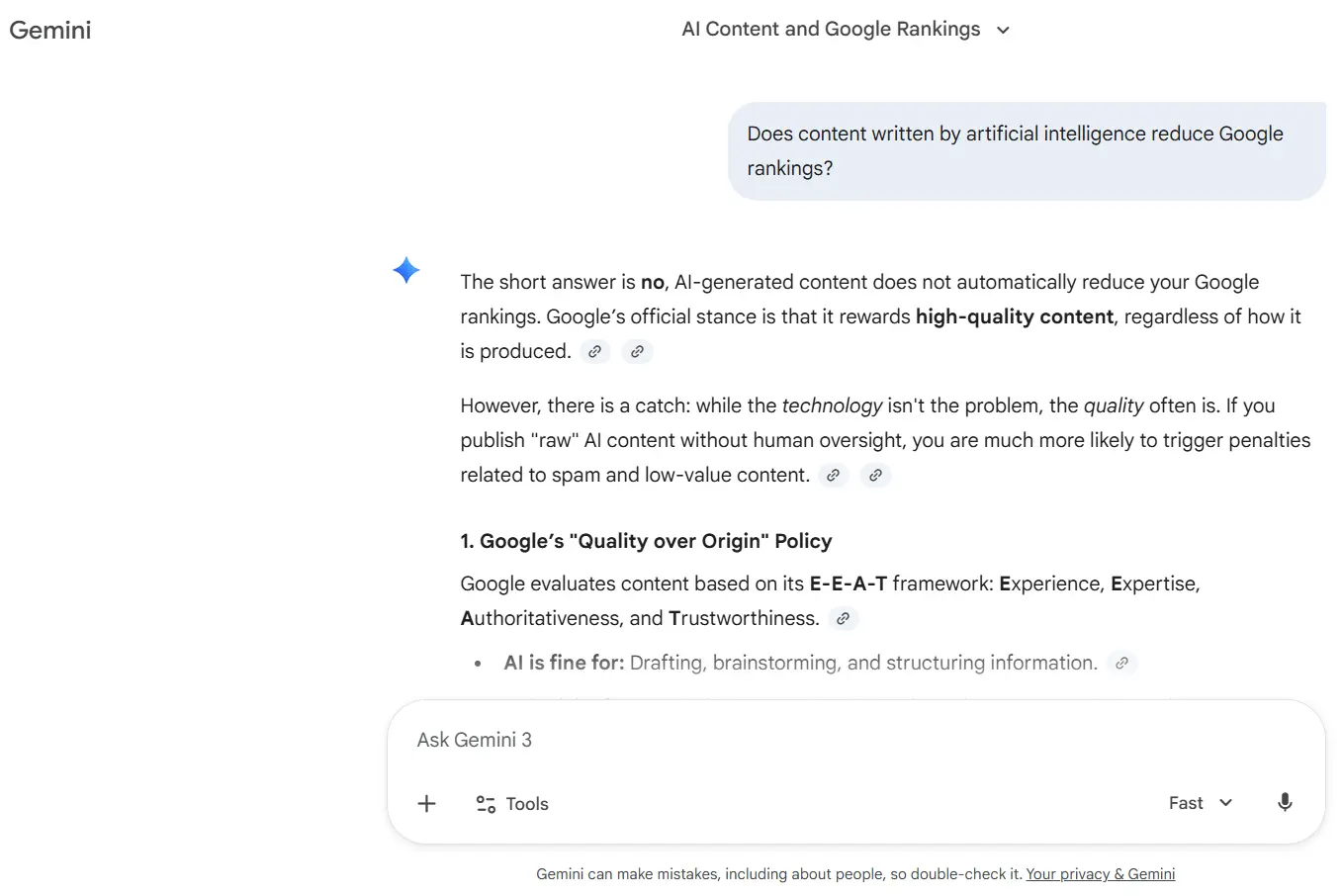 Gemini on the Value of AI-Generated Content
