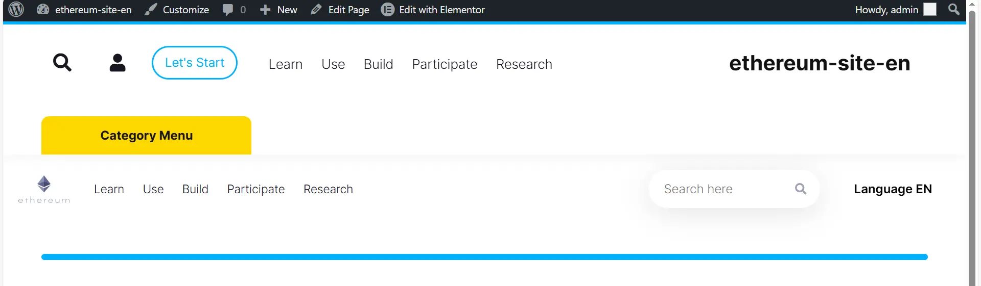 Part 1: Designing the Ethereum Website Header with Elementor 23 Choosing the Font