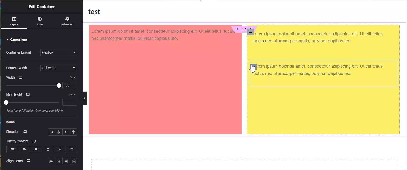 Duplicating inner containers