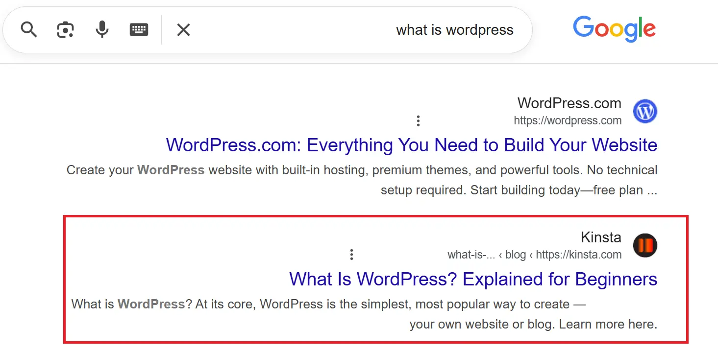 The Pages which Google Rewards