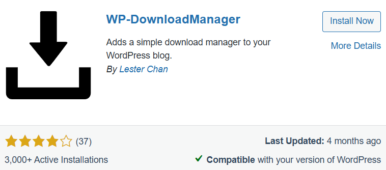 WP-DownloadManager