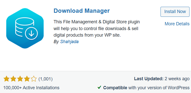WordPress Download Manager