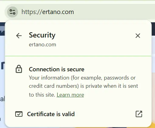 Checking the Status of the SSL Certificate