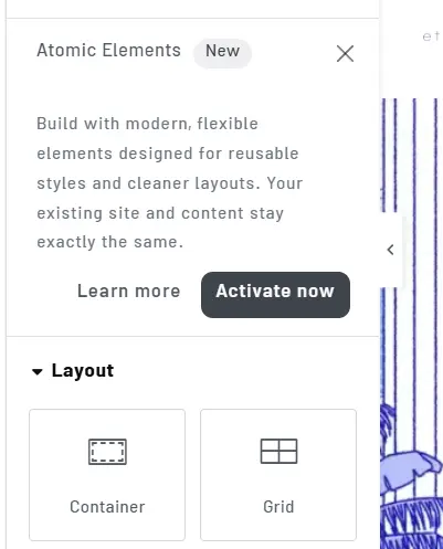 active Atomic Elements