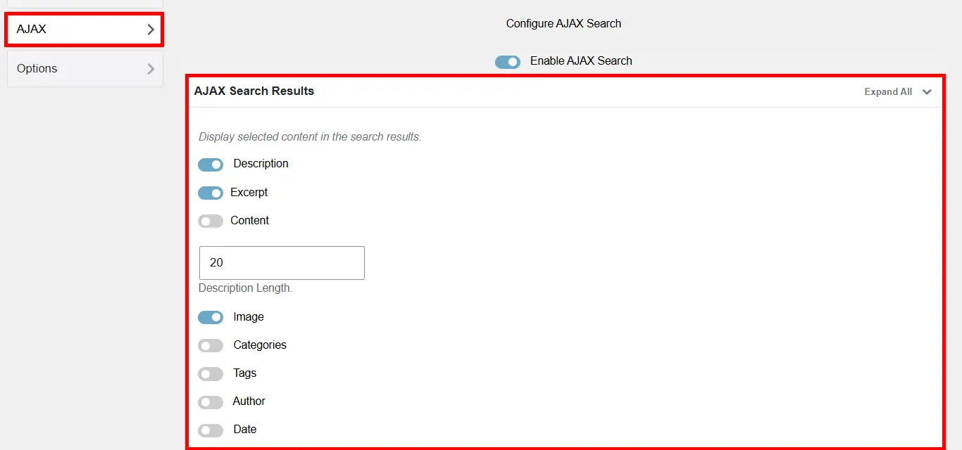 Adding a Search Form to Your WordPress Site with Ivory Search 6 Enabling the AJAX Feature