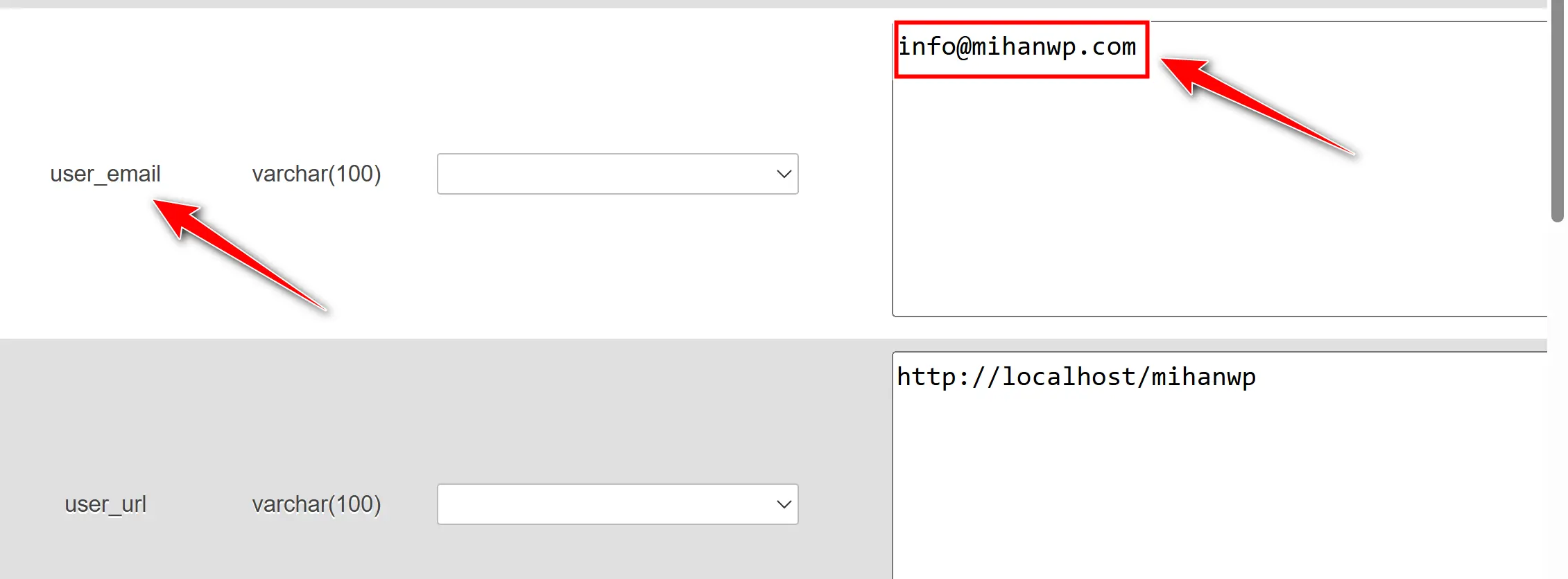 Changing the WordPress Admin Email via the Dashboard or Hosting Panel 11 Change email from user_email