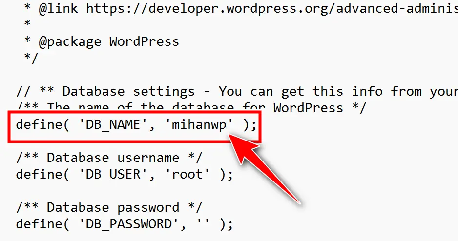 Changing the WordPress Admin Email via the Dashboard or Hosting Panel 7 Finding the database name from phpMyAdmin