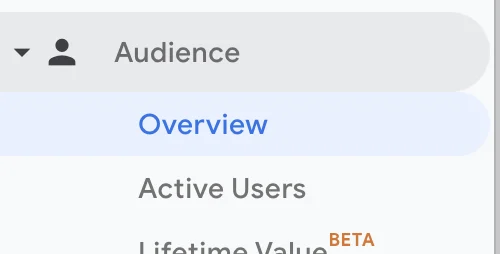 Audience > Overview
