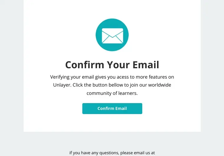 Confirmation Emails