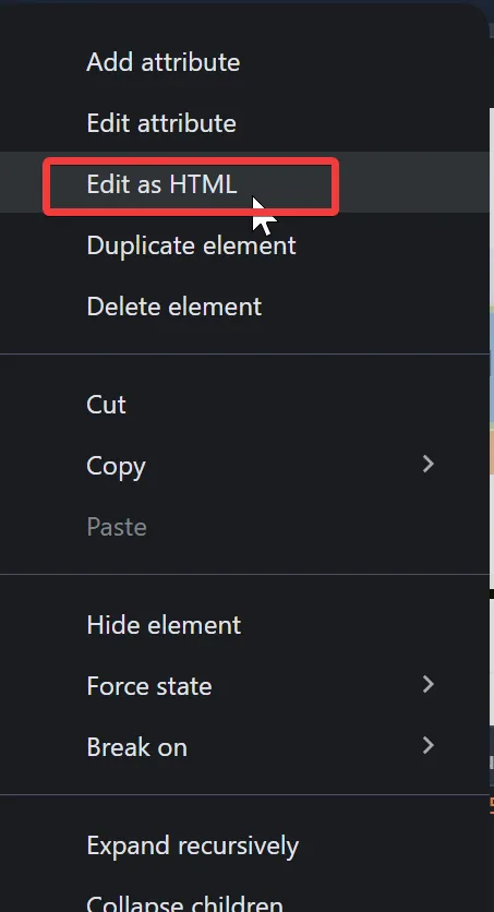 Copy to html