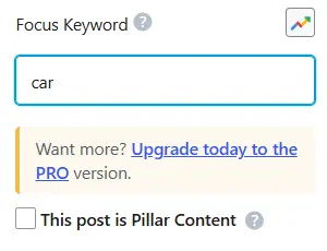 Inserting keywords into WordPress multi-page sites