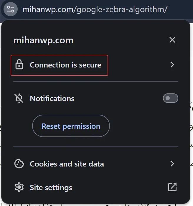 What Is Google's Zebra Algorithm? And How to Stay Safe from Zebra 2 SSL is enabled on the site